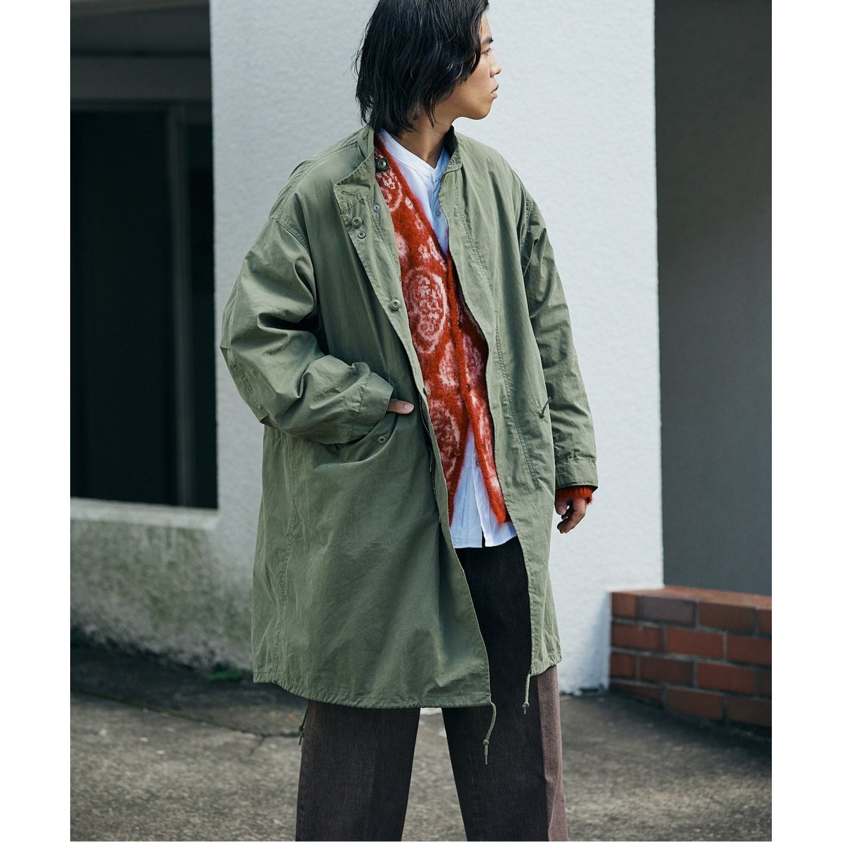 横手―湯田通行止め解除 nonnative(ノンネイティブ) ミリタリーコート