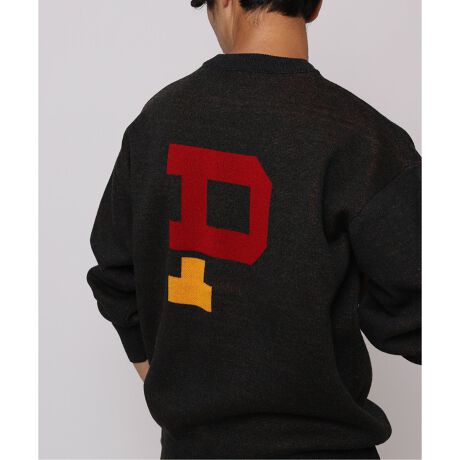 WEB限定【ddp×JOURNAL STANDARD】 別注ジャカードクルーネックニット 