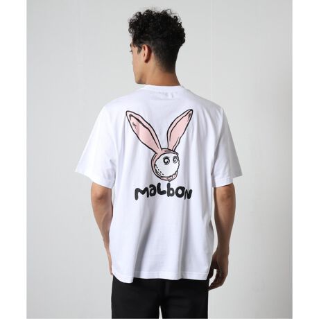 MALBON GOLF/マルボン】ラビット 刺繍ロゴ ポケットTシャツ 