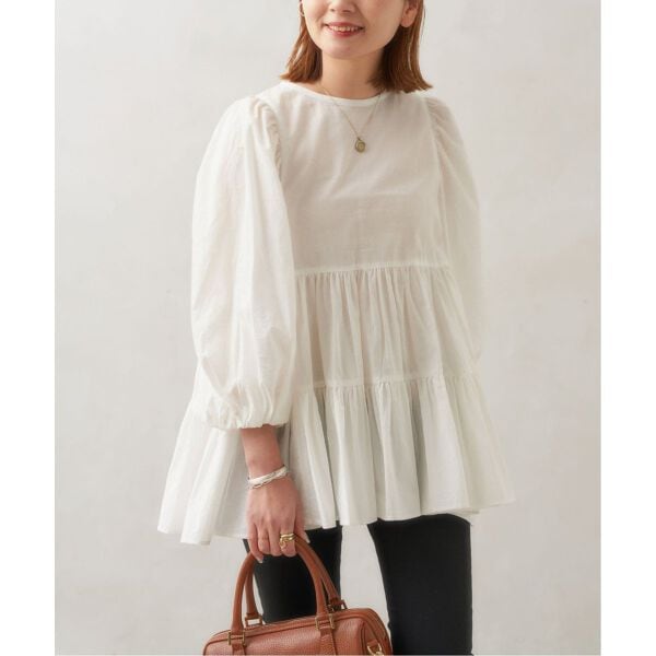 ティアードブラウス
