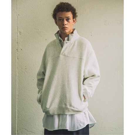 Champion × JS by SUPER MARKET】別注 ハーフジップ スウェット  