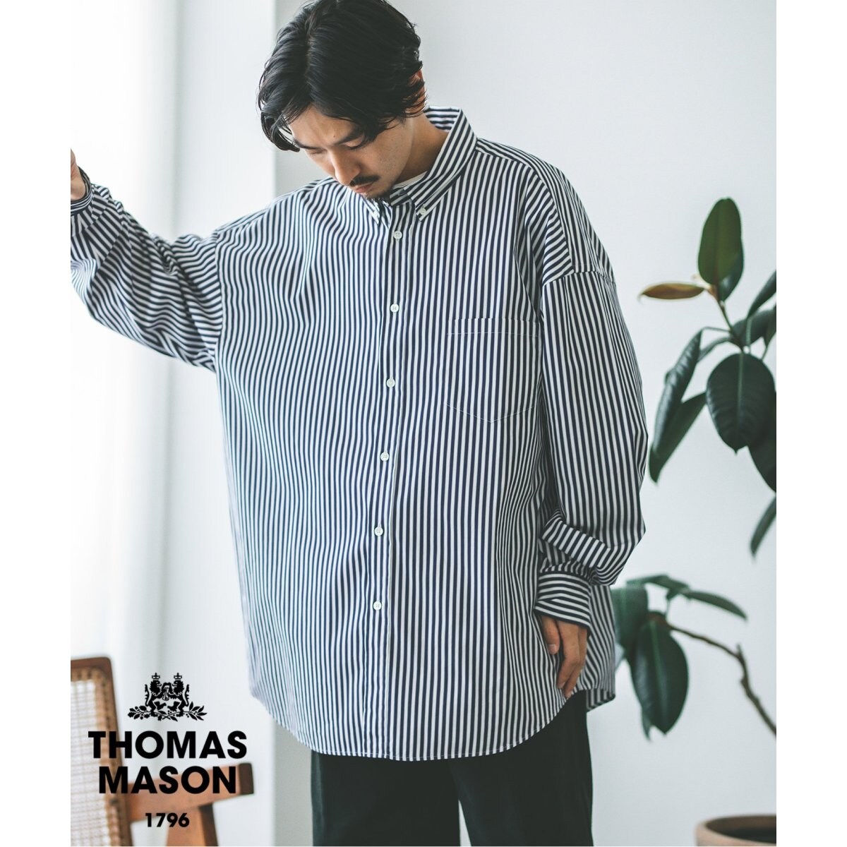 THOMAS MASON/トーマス メイソンFAT ボタンダウンシャツ THOMAS MASON/トーマス メイソン】 FAT ボタンダウンシャツ