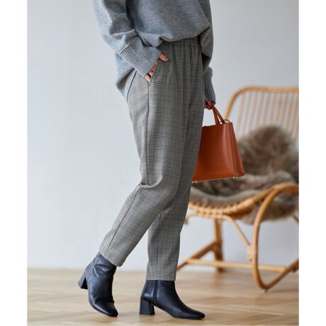 アウトレットEC販売禁止※ウールライクチェックパンツ | ジャーナル  