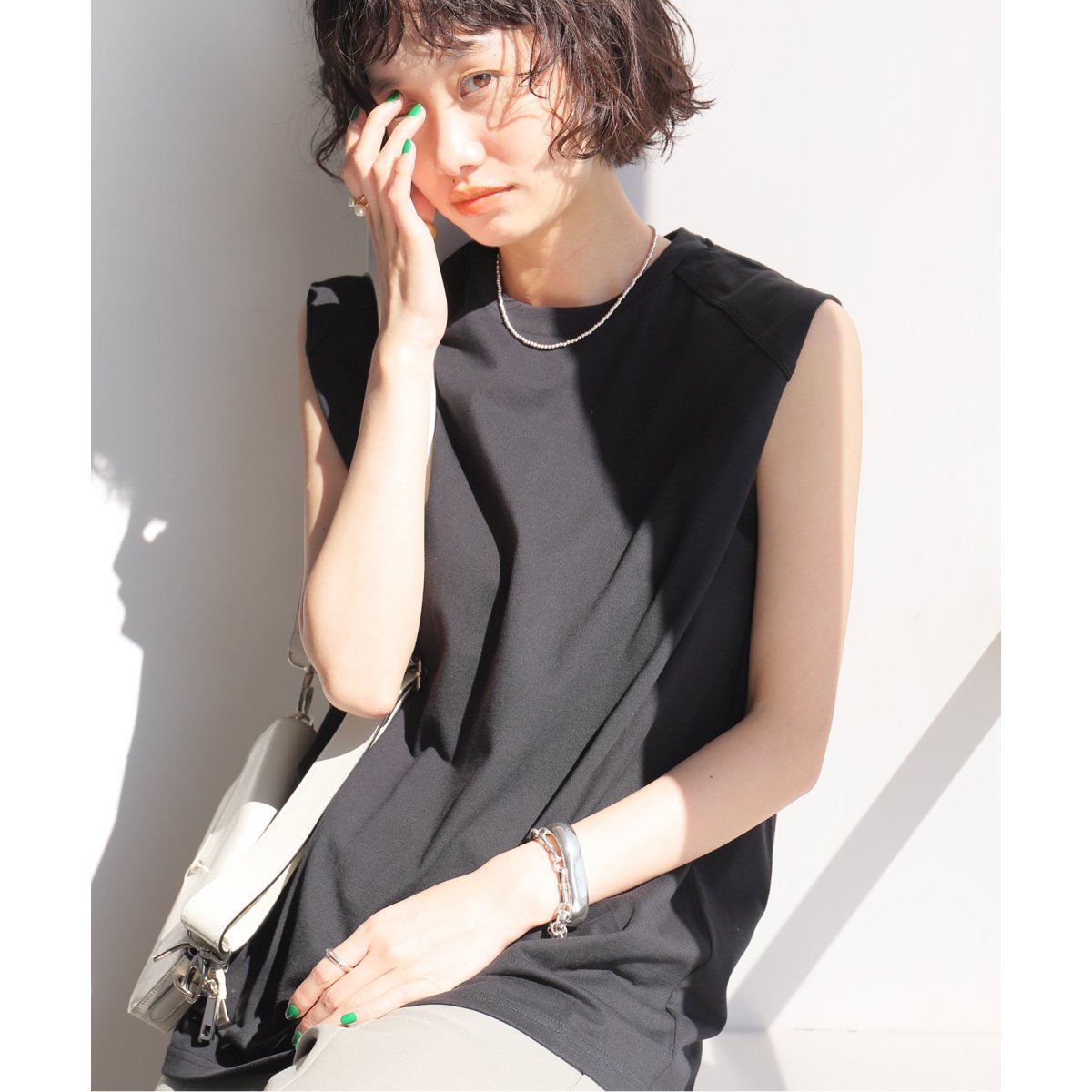 CLANE/クラネ】POWER SHOULDER TOPS：トップス | ジャーナル