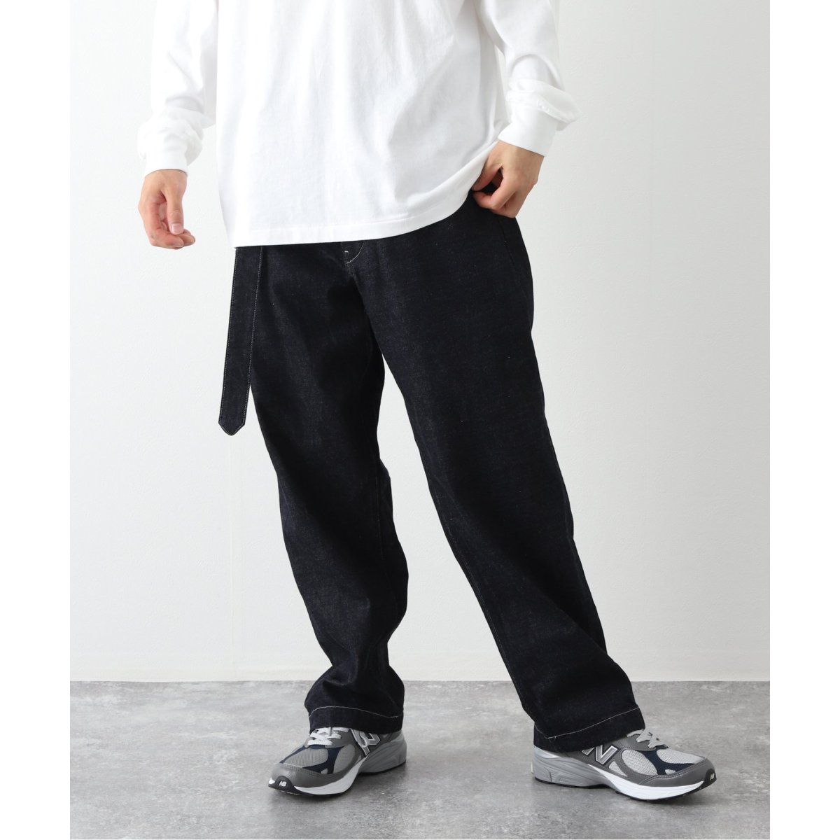 blurhms / ブラームス】12.9oz Denim Long Belted Pants | ジャーナル