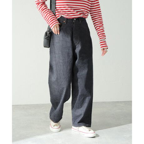 blurhms ROOTSTOCK】12.9OZ SELVAGE WIDE DEN：デニムパンツ 