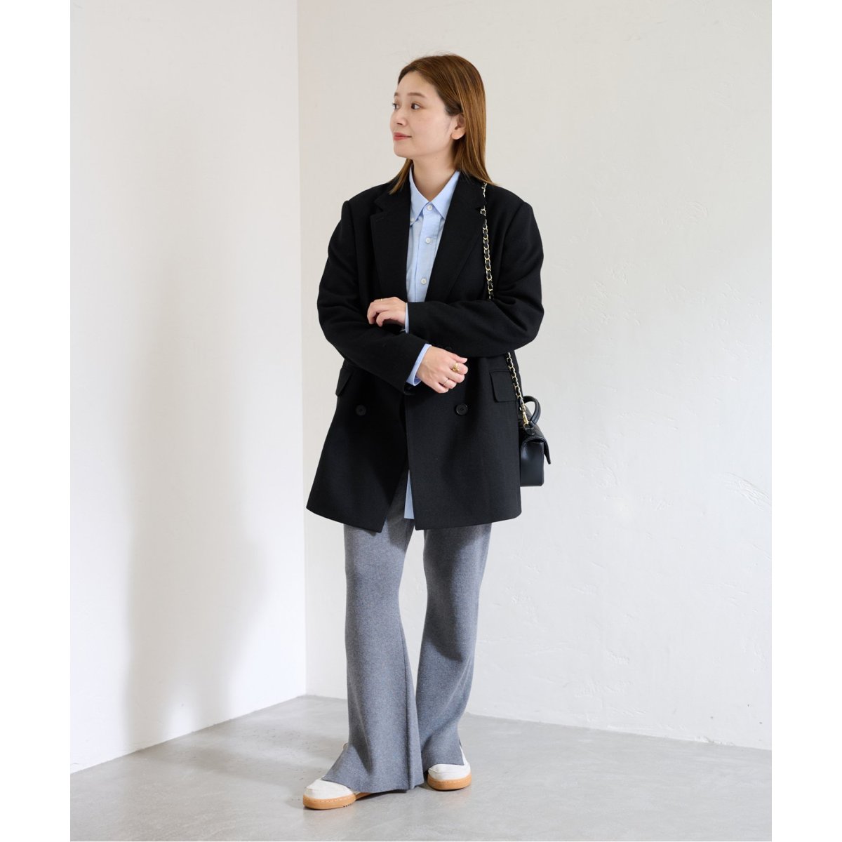 ウールミックスロングジャケット | ジャーナルスタンダード