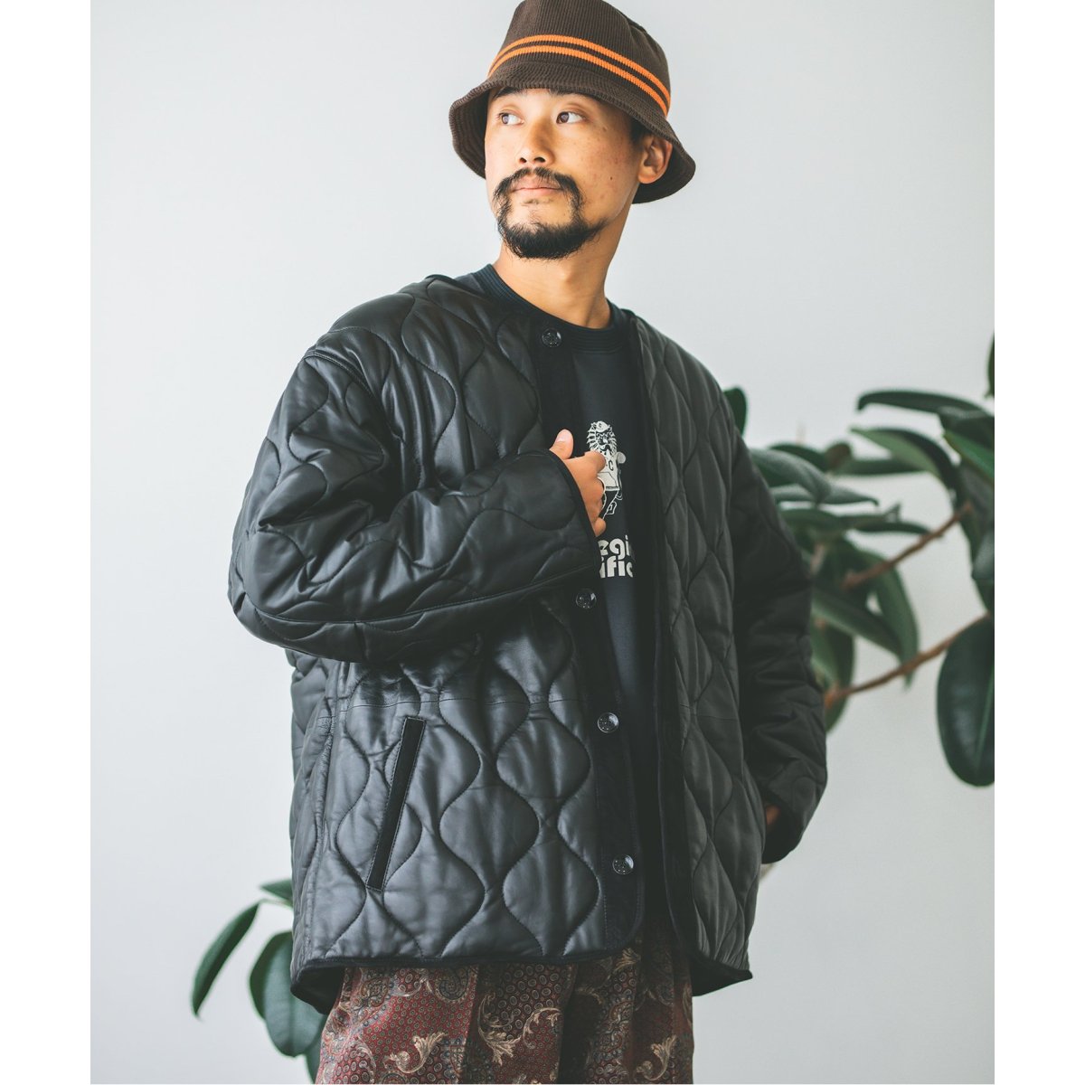 シープレザー キルティング ミリタリー ライナー | ジャーナル