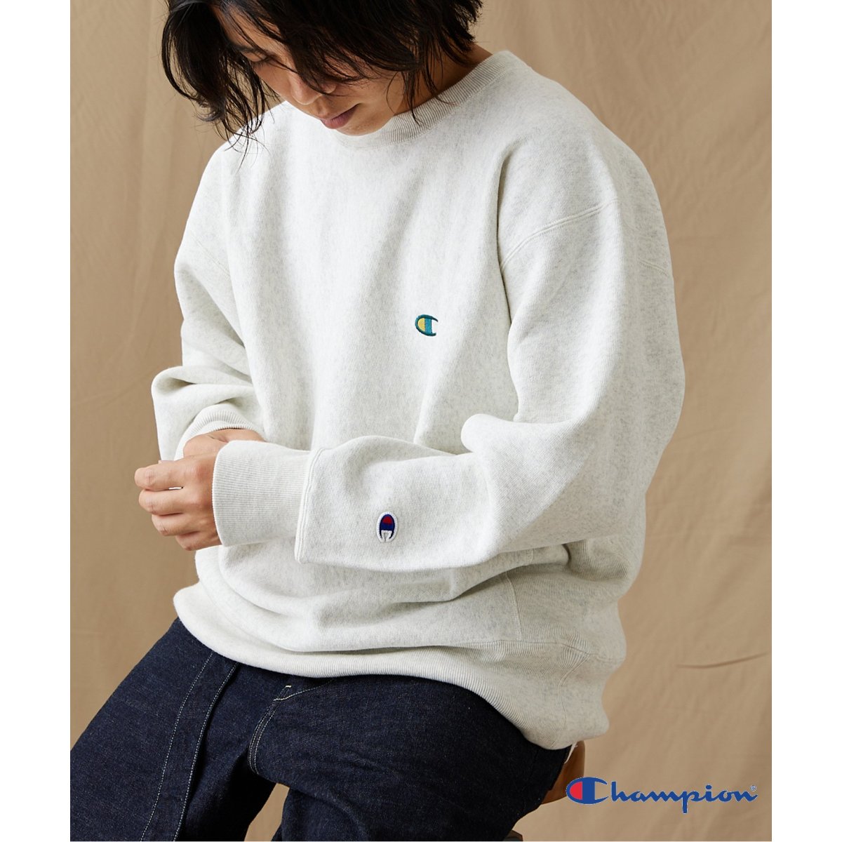 champion/チャンピオン×JS 別注リバースウィーブクルーネック