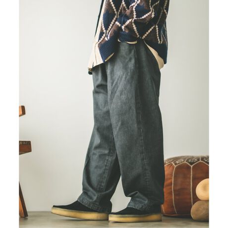 FARAH/ファーラー】別注 ツータック ワイドデニムパンツ | ジャーナル 