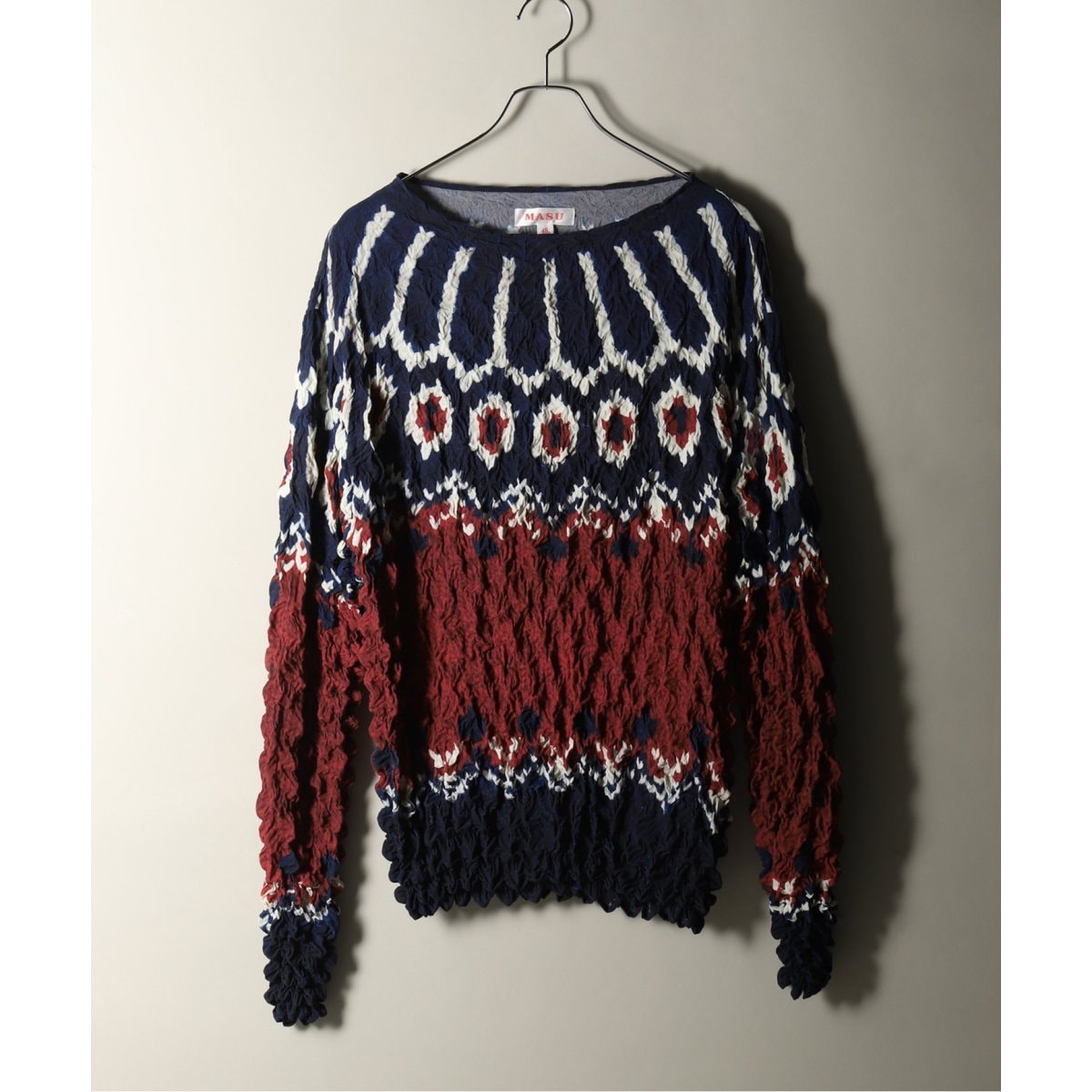 MASU / エムエーエスユー】POPCORN NORDIC SWEATER | ジャーナル