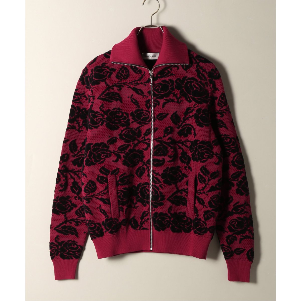EREST W. BAKER Rose Jacquard Track Top