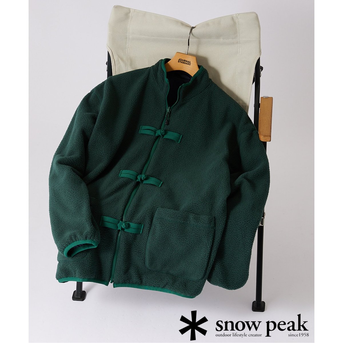 SNOWPEAK×JS】別注 ボアフリース リバーシブルチャイナジャケット