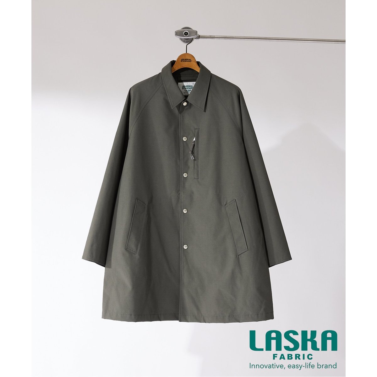 JOURNAL STANDARD ラスカ　サイロ　オーバーサイズコート LASKA FABRIC / ラスカ】サイロ オーバーサイズ コート