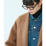 FOLL/フォル】ベビーキャメルハンドメイクリバーコート | ジャーナル 
