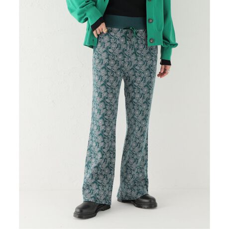 leur logette/ルールロジェット】FLOWER JACQUARD PT:パンツ 