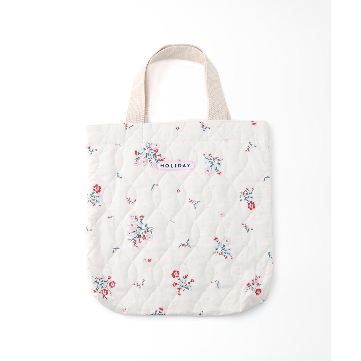 HOLIDAY/ホリデイ】FLOWER QUILTING LESSON BAG：トートバッグ