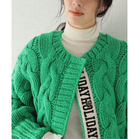 HOLIDAY/ホリデイ】GABLE KNIT CARDIGAN：カーディガン | ジャーナル 