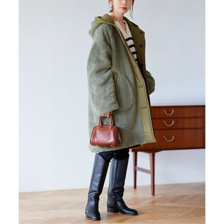 別注【ARMY TWILL / アーミーツイル】リバーシブルフーディコート  