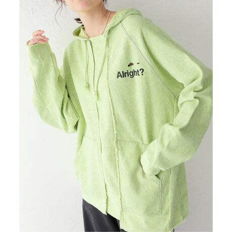 STAND ALONE/スタンド アローン】MIXED PANEL HOODIE：パーカー 