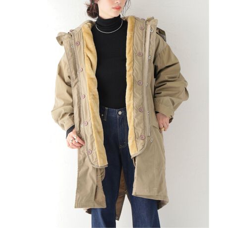 SEEALL / シーオール】RECONSTRUCTED TRENCH PARKA:コート 
