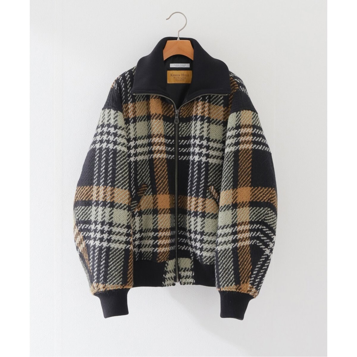 JOURNAL STANDARD Wool Rovingビッグチェック ブルゾン普通