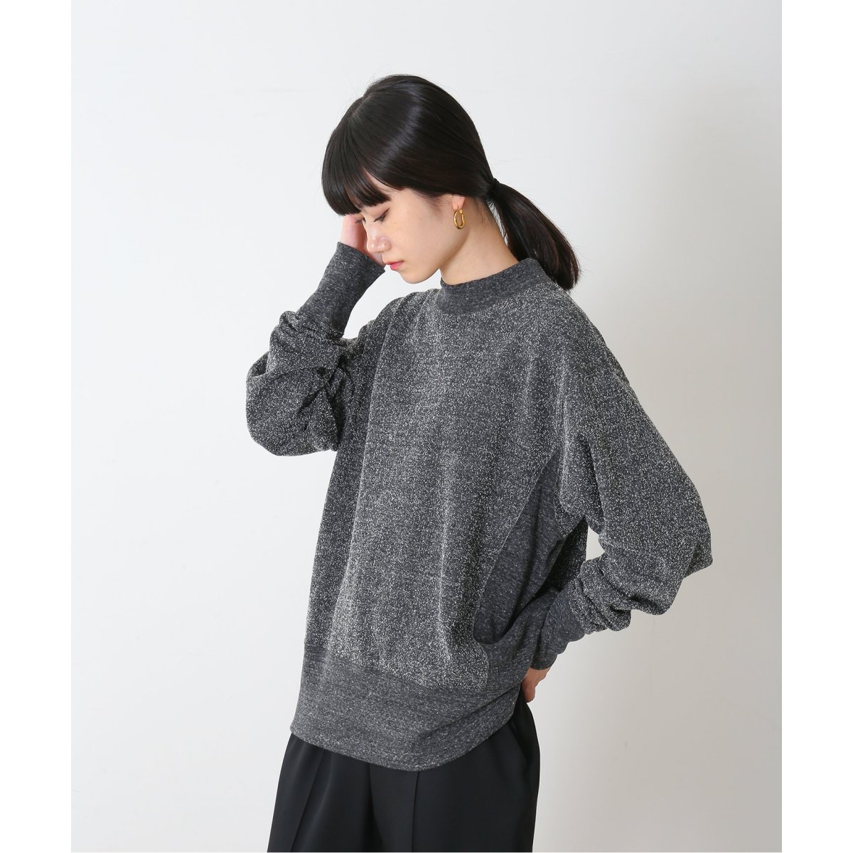 POSTELEGANT cotton terry crewneck | aluminiopotiguar.com.br