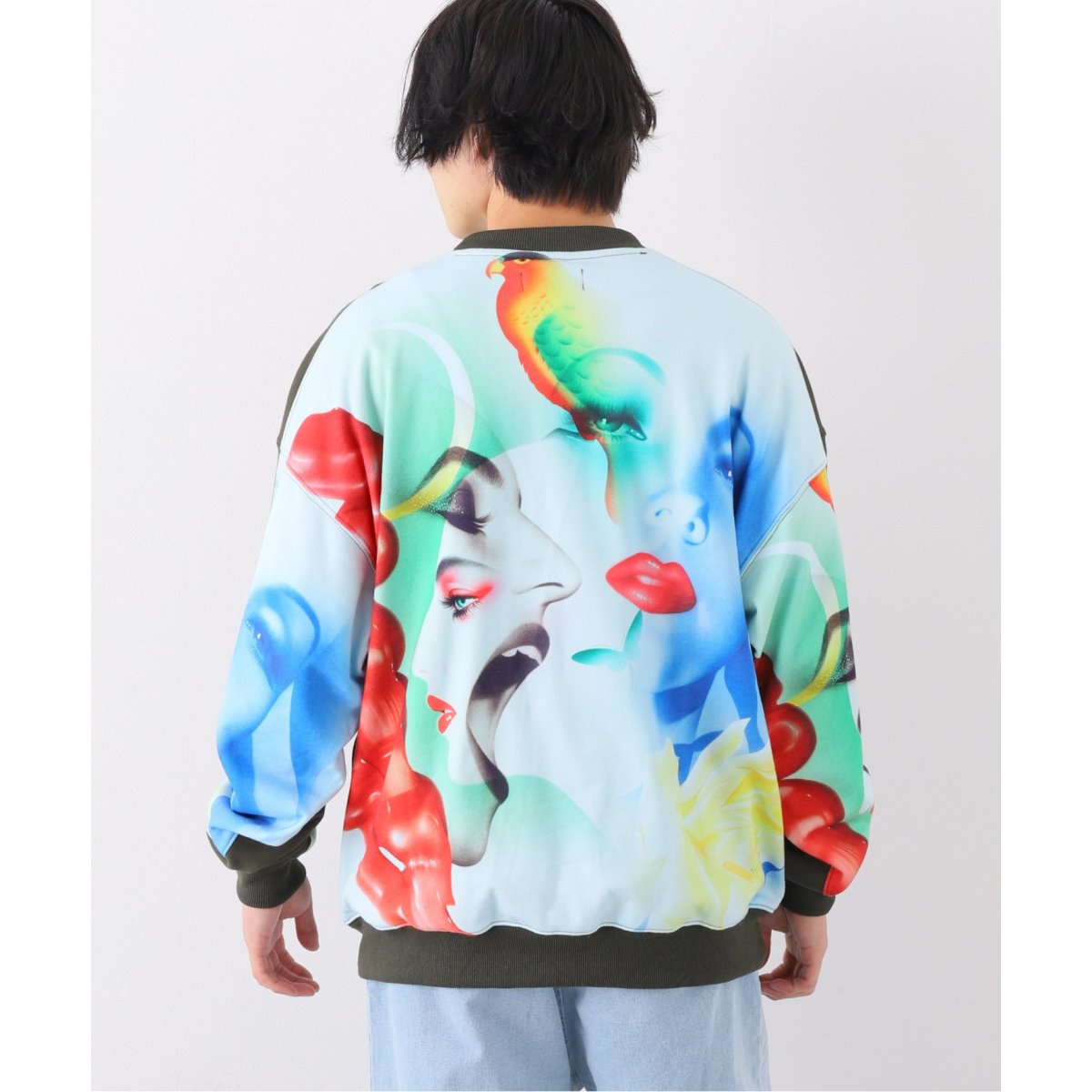 EVISEN SKATEBOARDS ハーフボタン スナップ スウェット EVISEN Snap