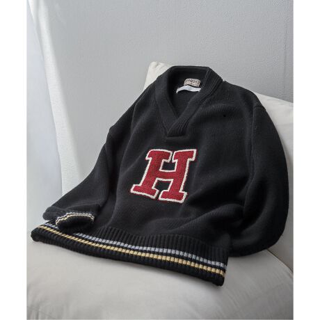 HARDIN KNITWEAR/ハーディンニットウェア】3ゲージ レタードニット 