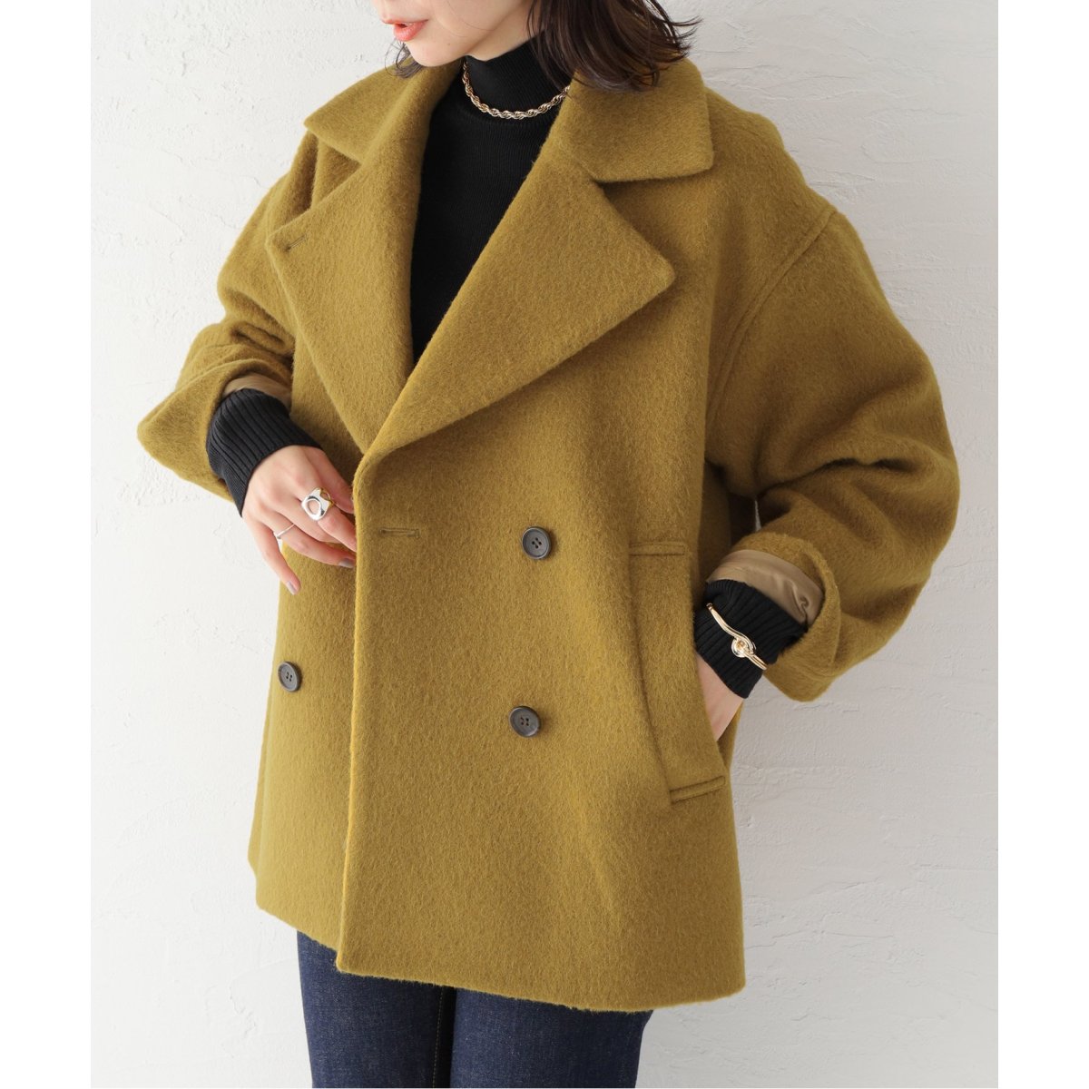 CLANE OVER LINE DOUBLE COAT オンラインストア通販売 www.m