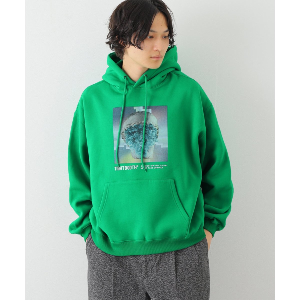 TBPR/タイトブースプロダクション】GREENERY STATUE HOODIE