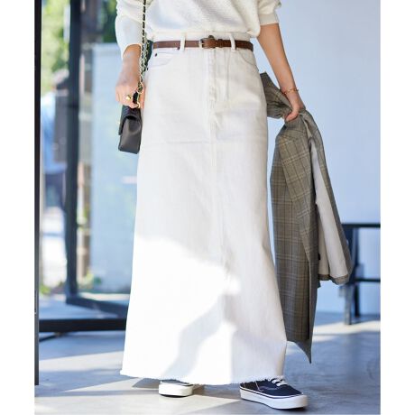 予約 ホワイトデニムスカート ジャーナルスタンダード Journal Standard ファッション通販 マルイウェブチャネル