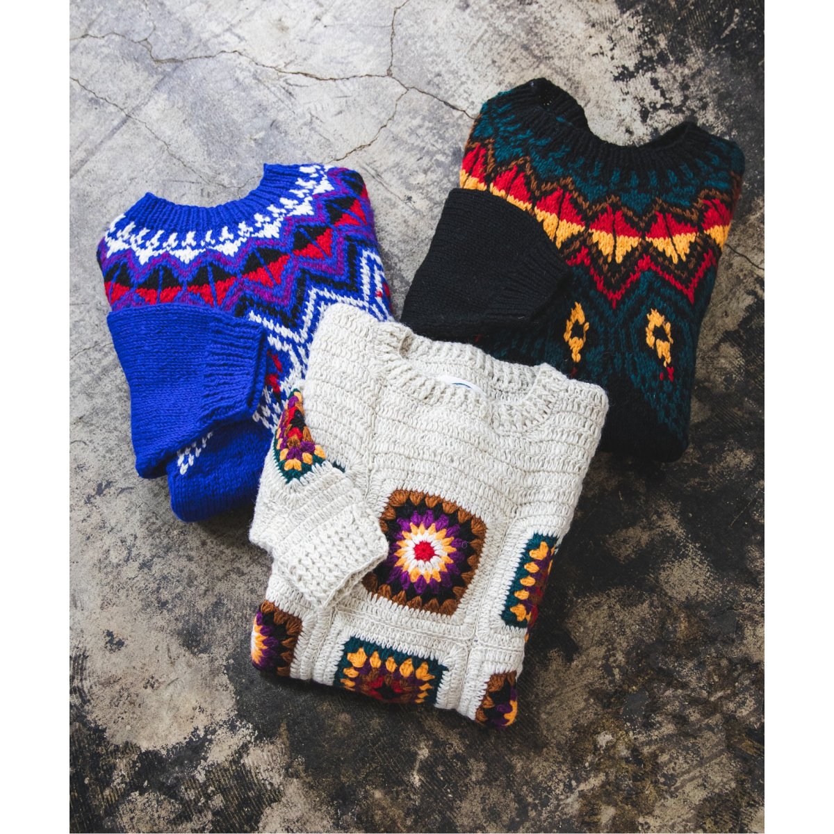 Sunrays×JOURNAL STANDARD】別注 ハンドニット by NEPAL5 | ジャーナル