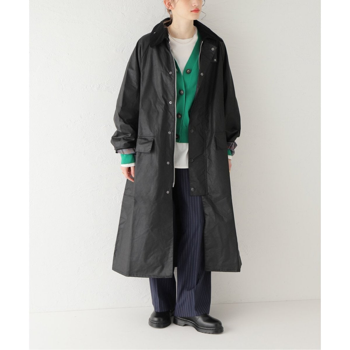 BARBOUR/バブアー】OS WAX BURGHLEY：コート-