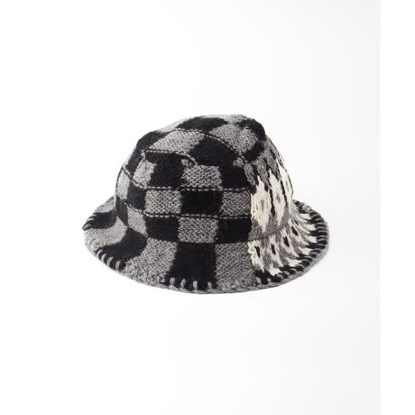 NOMA t.d./ノーマティーディー】Patchwork Hand-Knit HAT：ハット 