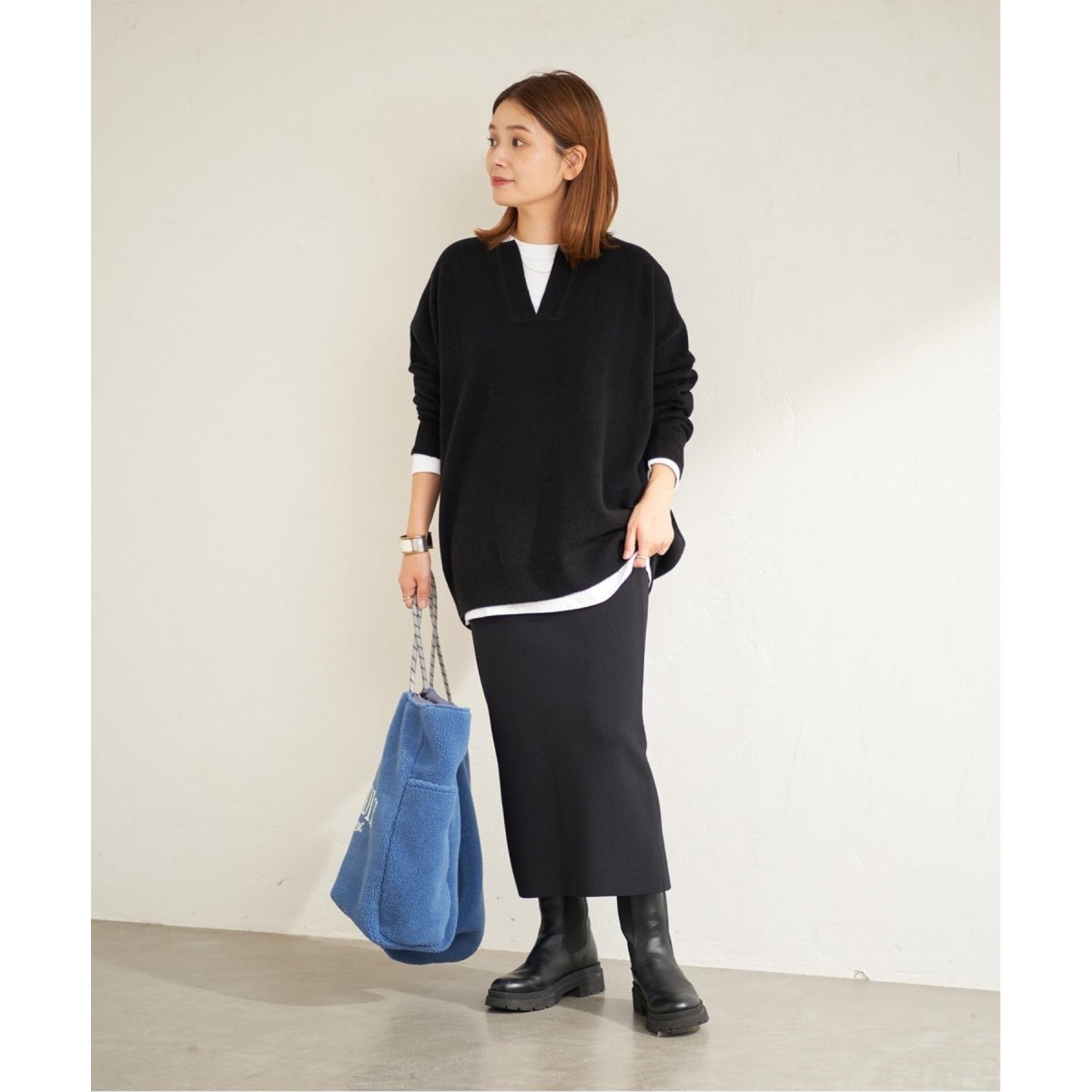本日限りセール♡ジャーナルスタンダード　MUSICカフタンプルオーバー　ブラック JOURNAL STANDARD（ジャーナルスタンダード）の「MUSIC カフタン