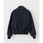 STEFAN COOKE / ステファンクック】 Denim bomber with corded 