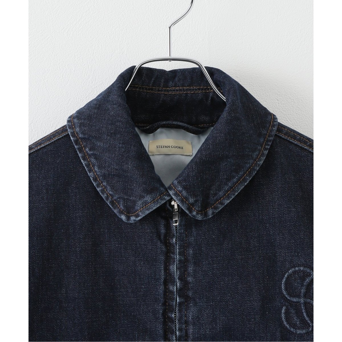 STEFAN COOKE / ステファンクック】 Denim bomber with corded