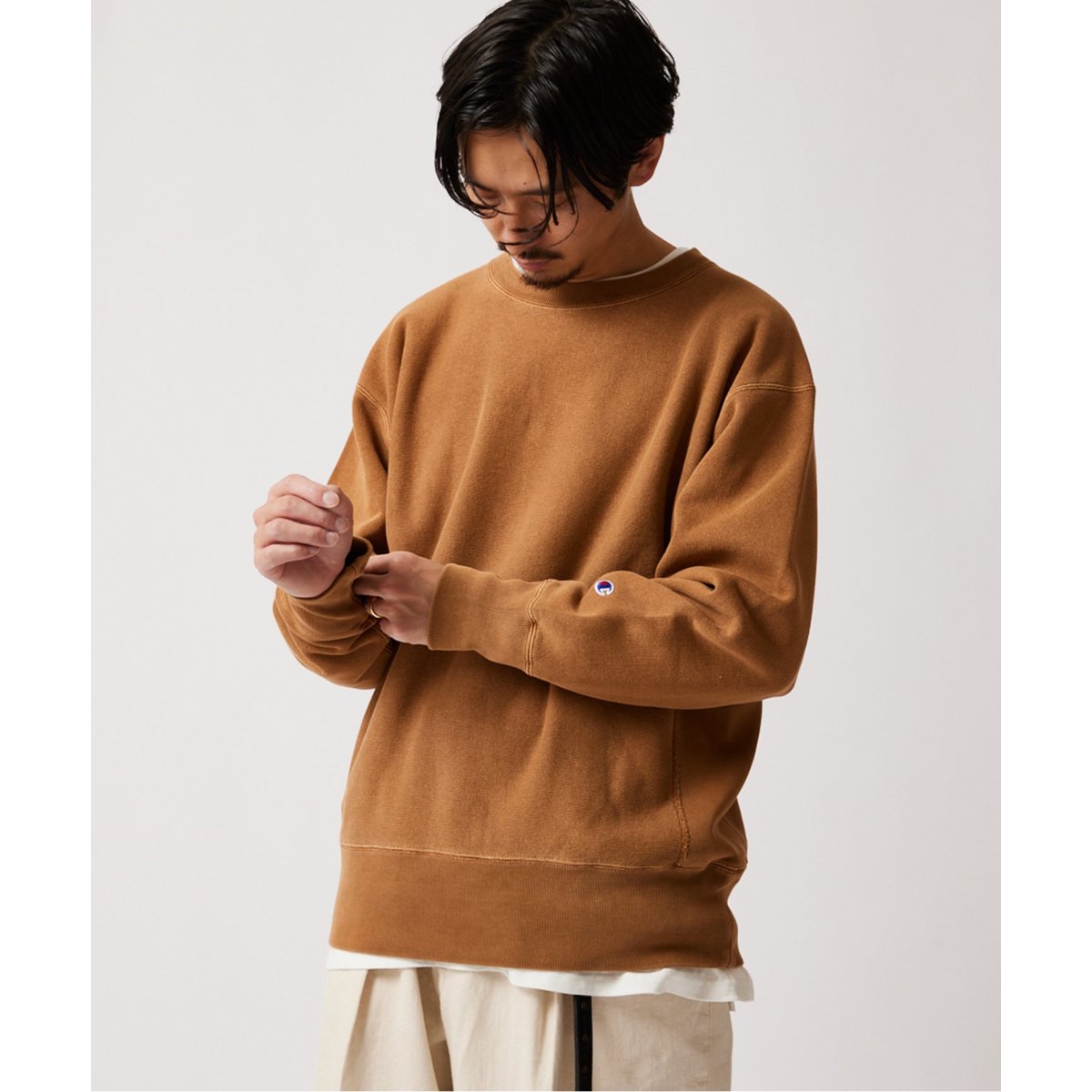 Champion 別注 PIGMENT クルーネックスウェット Champion（チャンピオン）の「【Champion / チャンピオン】別注