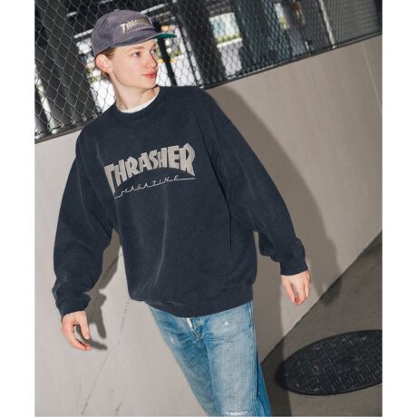 THRASHER×JOURNAL STANDARD】別注 クルーネックスウェット 