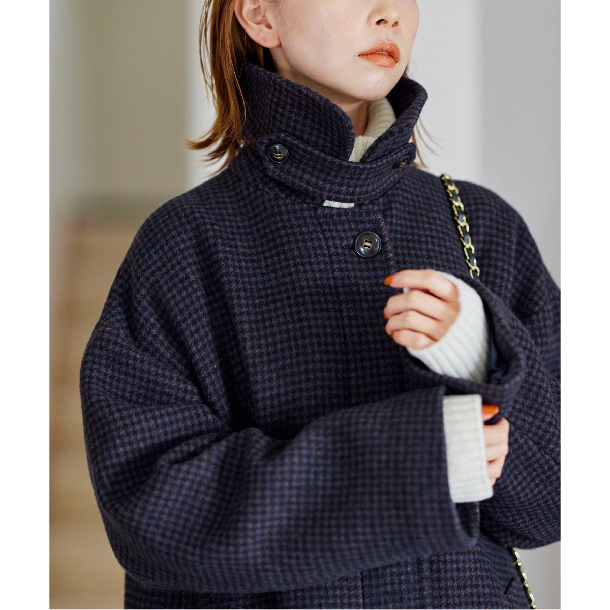 MANTECOハウンドトゥースコート JOURNAL STANDARD（ジャーナルスタンダード）の「MANTECOハウンド