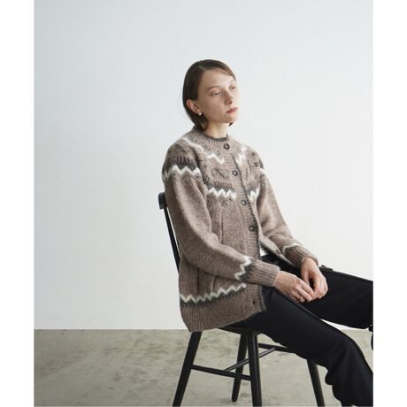 CLANE/クラネ】NORDIC WEST SHAPE C/D：カーディガン | ジャーナル  