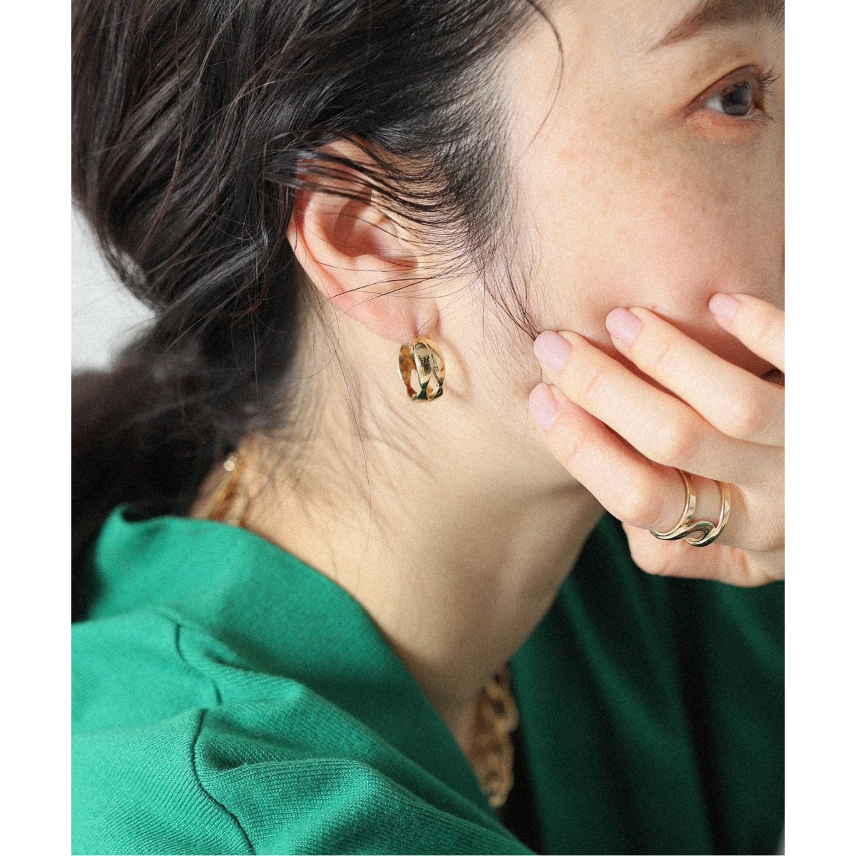 PHILIPPE AUDIBERT】EARRINGS IVO：ピアス（両耳用