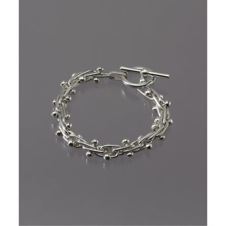 FIFTH / フィフス】Silver Beaded Bracelet / Medium | ジャーナル 