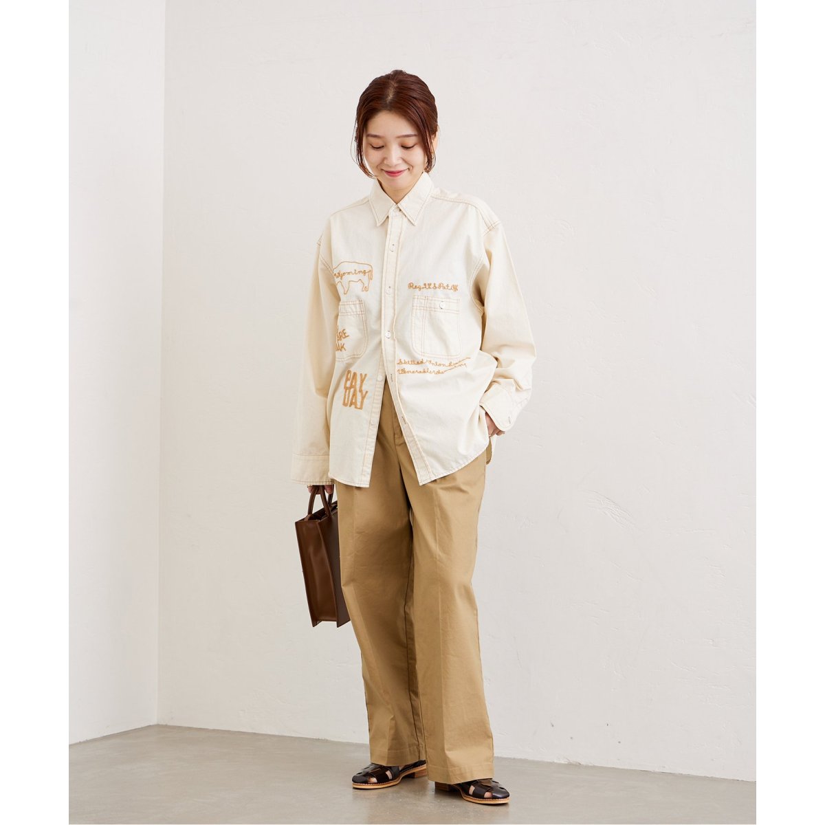 別注【PAYDAY /ペイデイ】刺繍ツイルシャツ | ジャーナルスタンダード
