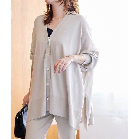 追加》ハイツイストコットンポンチョカーディガン | ジャーナル  