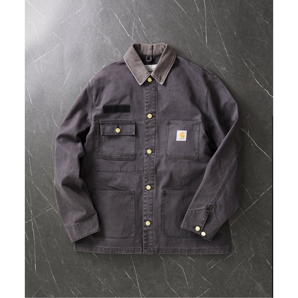 Carhartt JS Chore Coat Black Pigment Dye