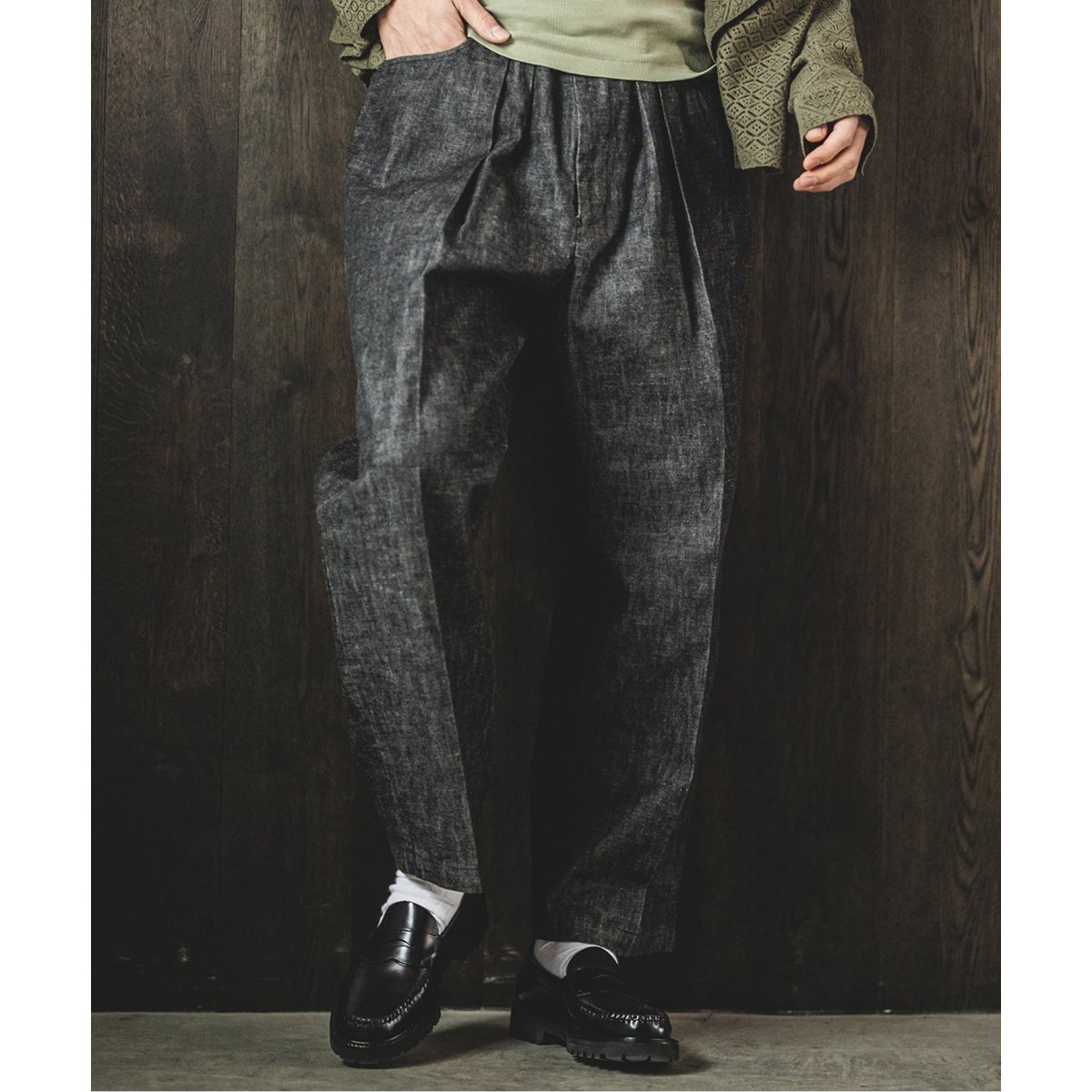 FARAH ファーラー スラックス 34(XL位) グレー