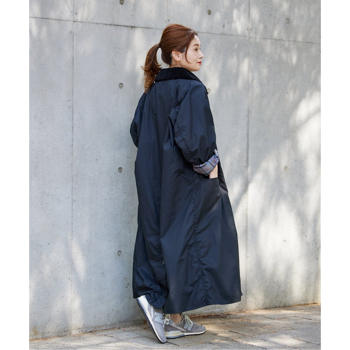 別注【Barbour/バブアー】OS BURGHLEY JS EXCLUSIVE:コート