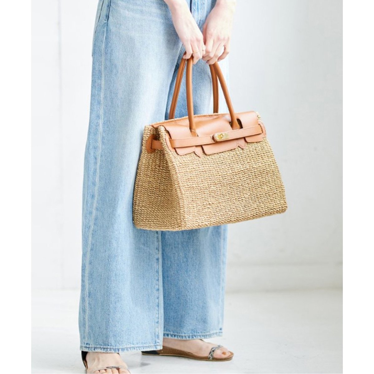 完売品✨コット COTTO ジャーナルスタンダード カナグツキラフィアトート JOURNAL STANDARD トートバッグ バッグ 【COTTO/コット】 カナグ